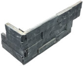 Ledger Stone 6x18 Carbon Assembled Corner | Diversity Kitchen Bath & Tile