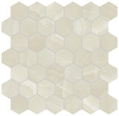 Lustra 2" Hex Onyx Crema Honed | Diversity Kitchen Bath & Tile