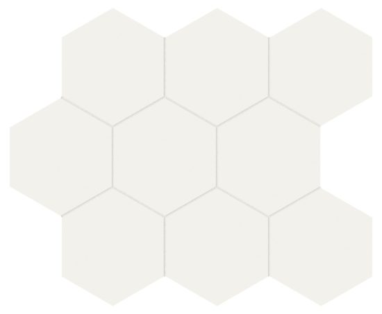 Monoforma 4" Hex Moonlight Silk | Diversity Kitchen Bath & Tile
