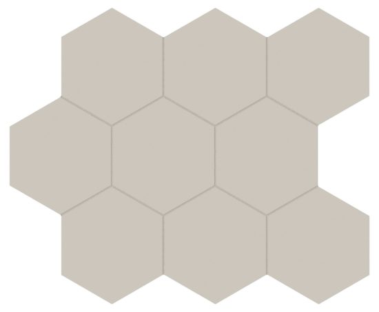 Monoforma 4" Hex Storm Silk | Diversity Kitchen Bath & Tile