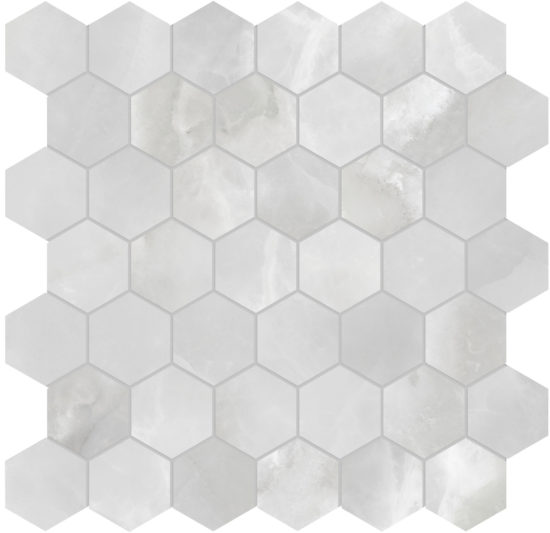 Plata Onyx Crystallo 2 Hexagon Polished | Diversity Kitchen Bath & Tile