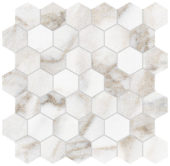 Royal Stoneworks 2" Calacatta Royale Hex | Diversity Kitchen Bath & Tile