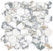 Royal Stoneworks 2" Italian Arabescato Hex | Diversity Kitchen Bath & Tile
