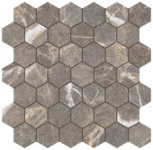 Royal Stoneworks 2" Regal Brown Marble Hex | Diversity Kitchen Bath & Tile