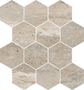 Saturnia 3x3 Hex Navona Matte | Diversity Kitchen Bath & Tile