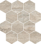 Saturnia 3x3 Hex Navona Matte | Diversity Kitchen Bath & Tile