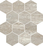 Saturnia 3x3 Hex Silver Matte | Diversity Kitchen Bath & Tile