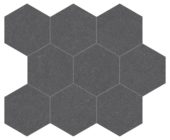 Serena 4" Hex Flint | Diversity Kitchen Bath & Tile