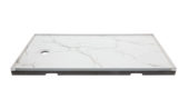 Shower Pan 30x60 Bianco Marble | Diversity Kitchen Bath & Tile