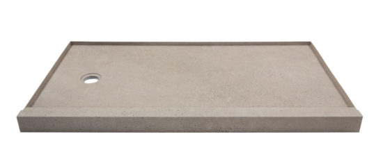 Shower Pan 30x60 Concrete Sand | Diversity Kitchen Bath & Tile