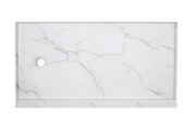 Shower Pan 32x60 Bianco Marble | Diversity Kitchen Bath & Tile