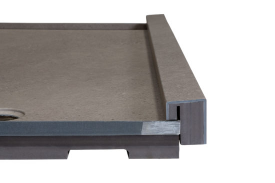 Shower Pan 32x60 Concrete Sand | Diversity Kitchen Bath & Tile