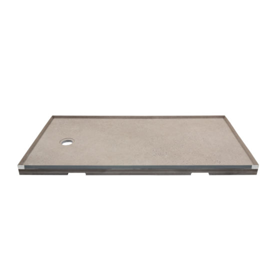 Shower Pan 32x60 Concrete Sand | Diversity Kitchen Bath & Tile
