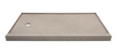 Shower Pan 36x60 Concrete Sand | Diversity Kitchen Bath & Tile