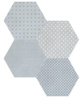 Tapestri 8.5 Denim Blend Hexagon | Diversity Kitchen Bath & Tile