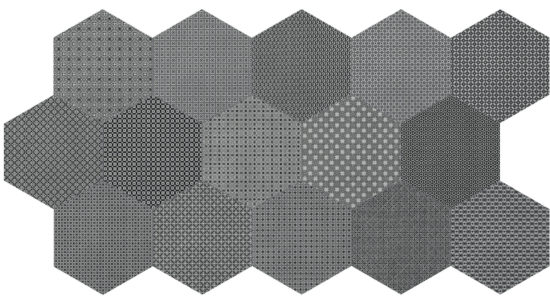 Tapestri 8.5 Silk Blend Hexagon | Diversity Kitchen Bath & Tile
