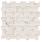 Treasure II Perfect Calacatta 1x2 Basketweave | Diversity Kitchen Bath & Tile