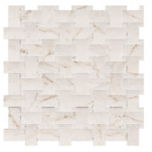 Treasure II Perfect Calacatta 1x2 Basketweave | Diversity Kitchen Bath & Tile